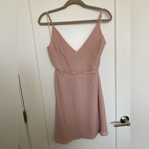 Dynamite blush dress
